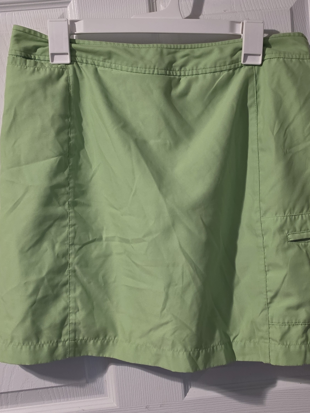 Izod Light Green Mini Skirt